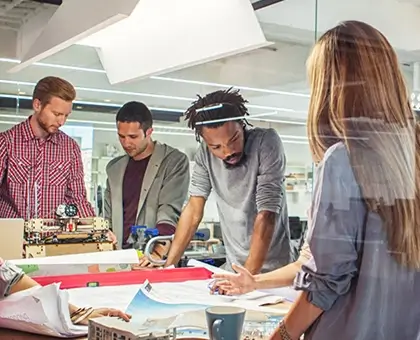 People brainstorming